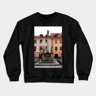 Mark of Mary Statue in Skofja Loka 1 Crewneck Sweatshirt